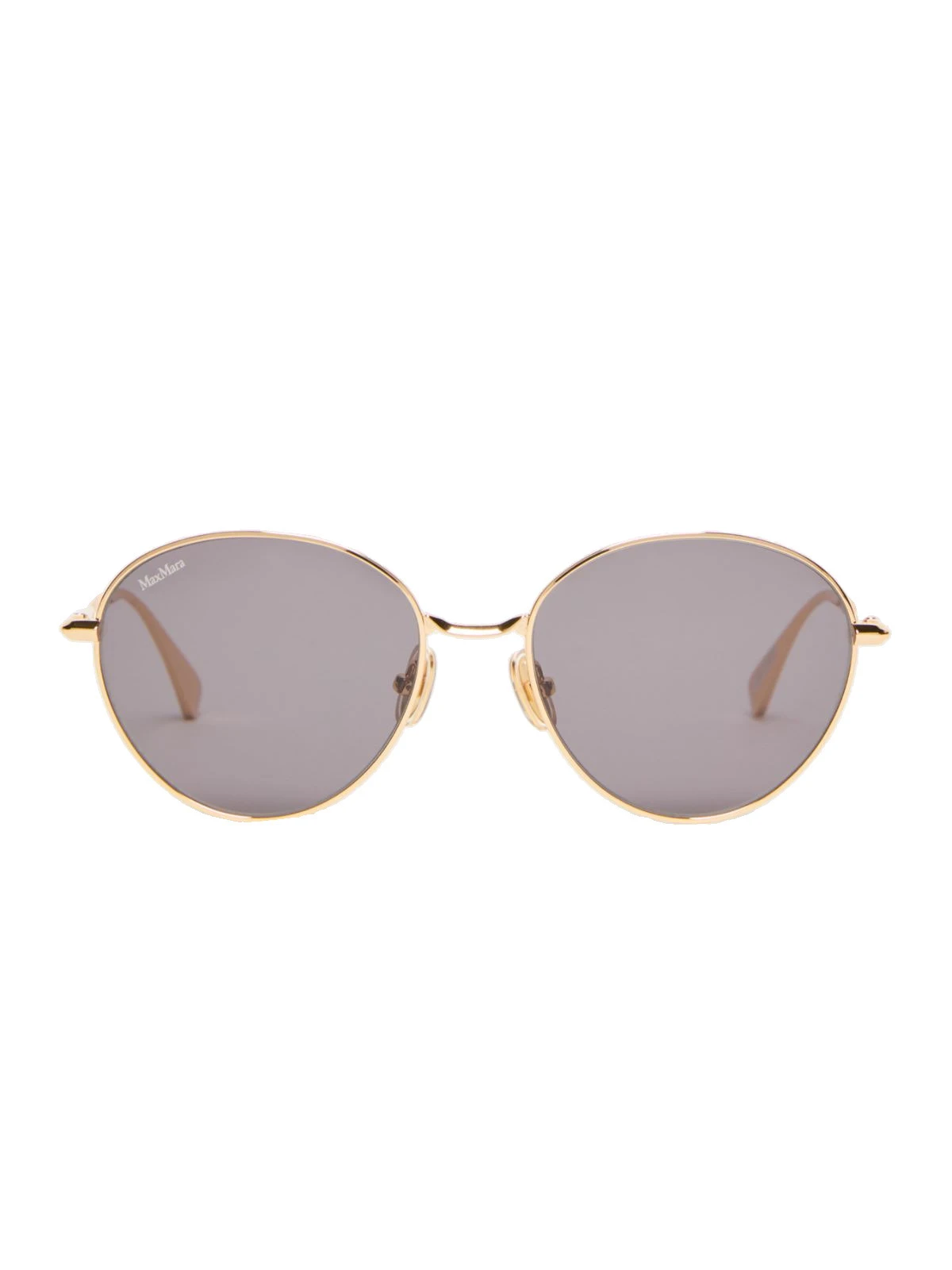 Max Mara Gestro Oval Sunglasses in Dark Grey Max Mara Gestro Oval Sunglasses in Dark Grey | Sunglasses | Luxury Shoes