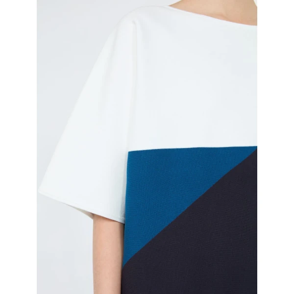 Max Mara Geyser Relaxed-Fit Stretch Viscose Sweater in Navy | Sweaters | Luxury Shoes 