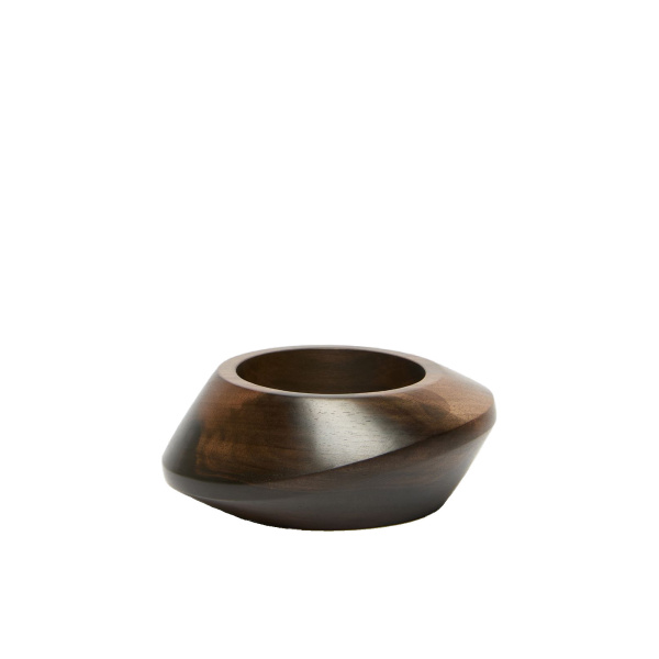 Max Mara Ghiro Ebony Bangle in Dark Brown | Bracelets | Luxury Shoes 