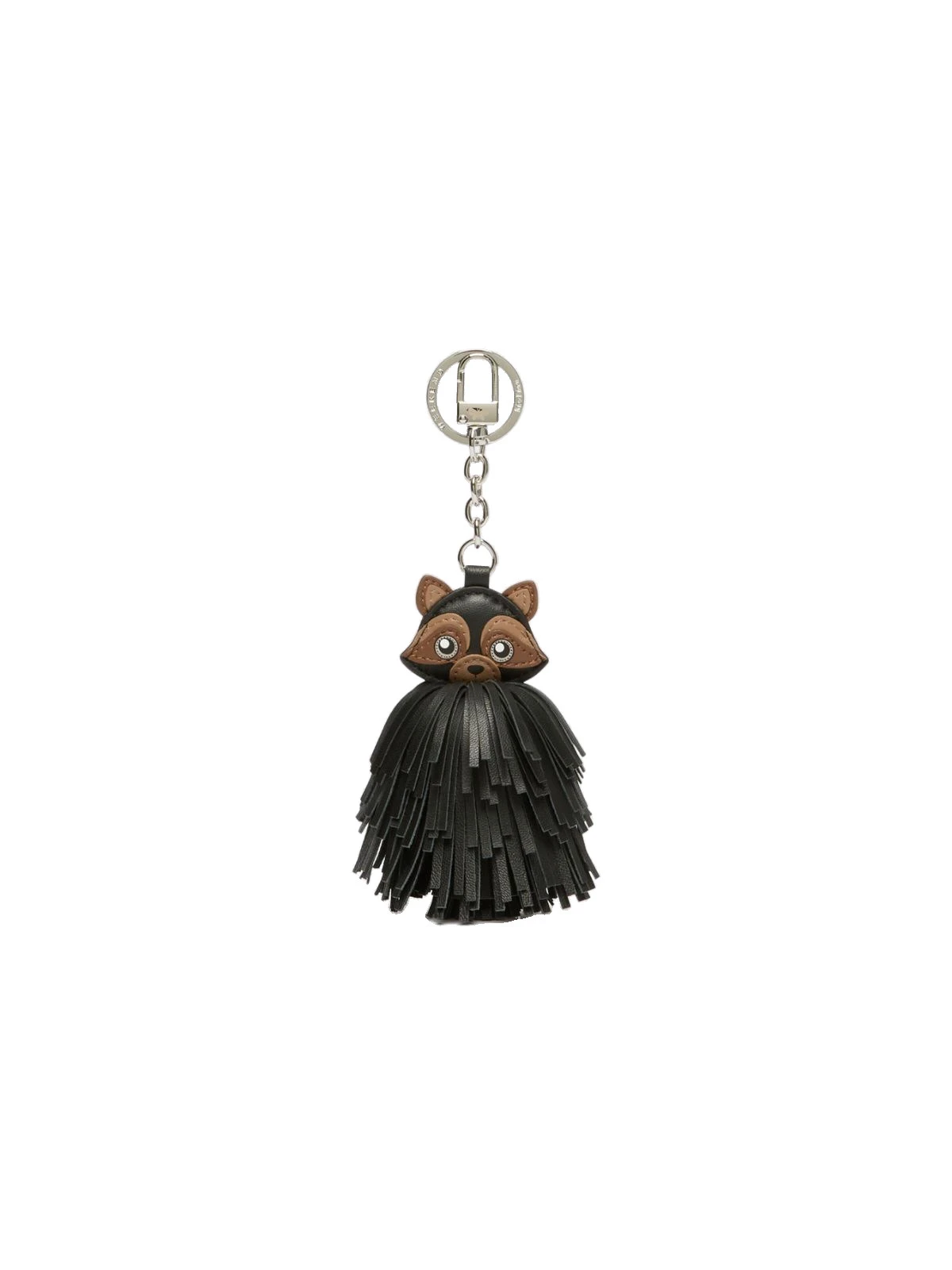 Max Mara Gigante Fringed Nappa Leather Keyring in Medium Grey Max Mara Gigante Fringed Nappa Leather Keyring in Medium Grey | Bag charms | Luxury Shoes