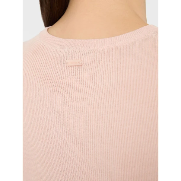 Max Mara Ginseng Cashmere and Silk Sleeveless Sweater in Pink | Sweaters | Luxury Shoes 
