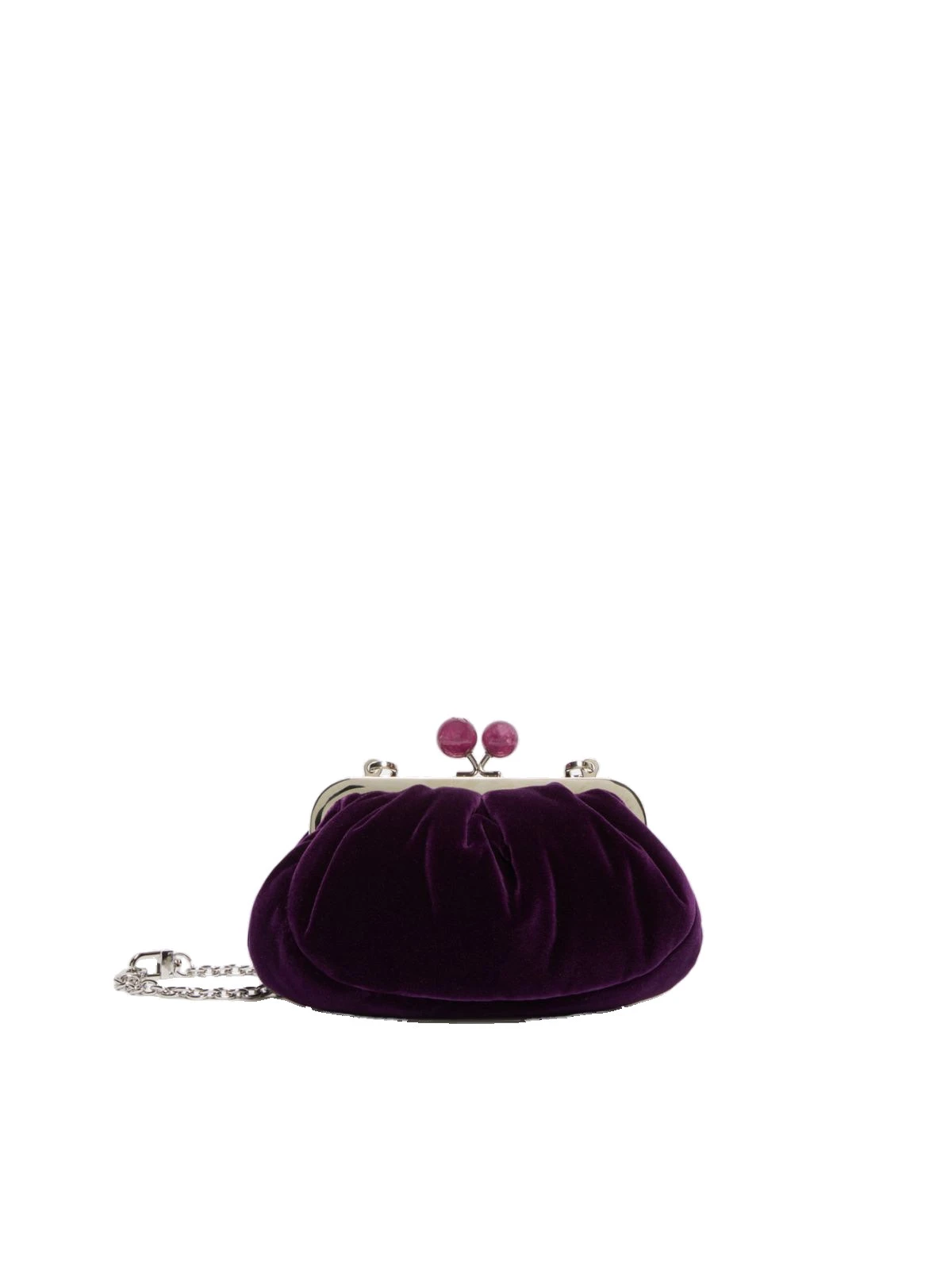 Max Mara Giochi Small Cotton Velvet Pasticcino Bag in Purple Max Mara Giochi Small Cotton Velvet Pasticcino Bag in Purple | Clutch Bags | Luxury Shoes