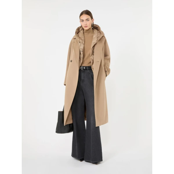 Max Mara Giochi Water-Repellent Padded Gilet in Camel | Vests | Luxury Shoes 