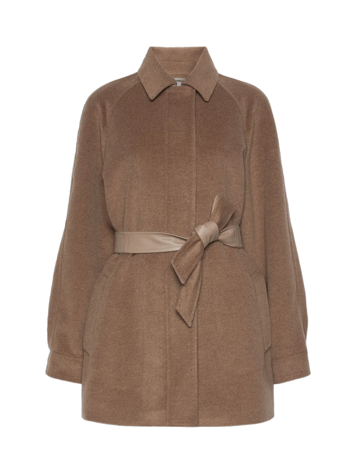 Max Mara Gioco Short Cashmere Beaver Cloth Coat in Pearl Grey Max Mara Gioco Short Cashmere Beaver Cloth Coat in Pearl Grey | Wool Coat | Luxury Shoes