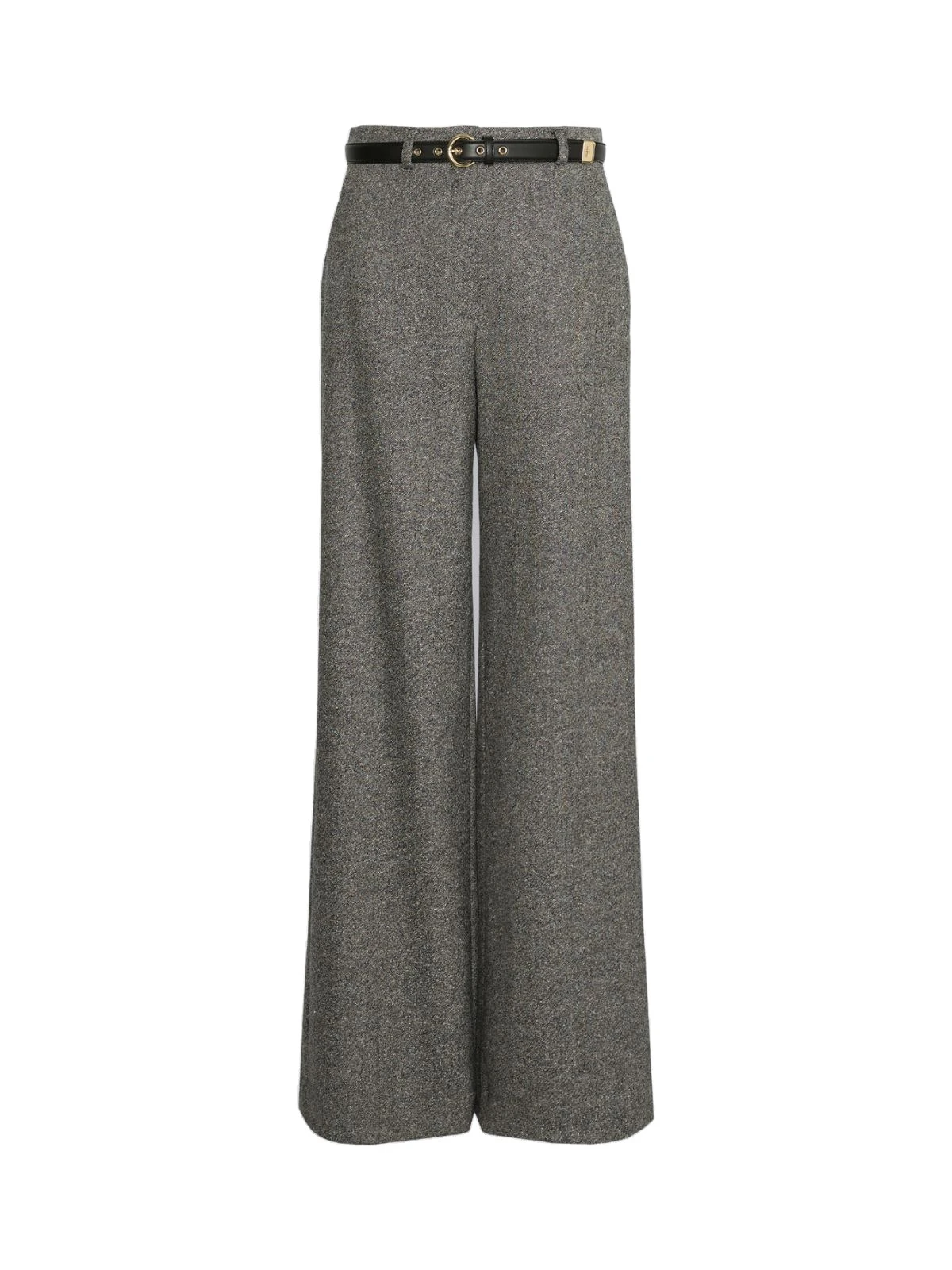 Max Mara Gioia Wool and Silk Donegal Trousers in White Black Max Mara Gioia Wool and Silk Donegal Trousers in White Black | Tailored pants | Luxury Shoes