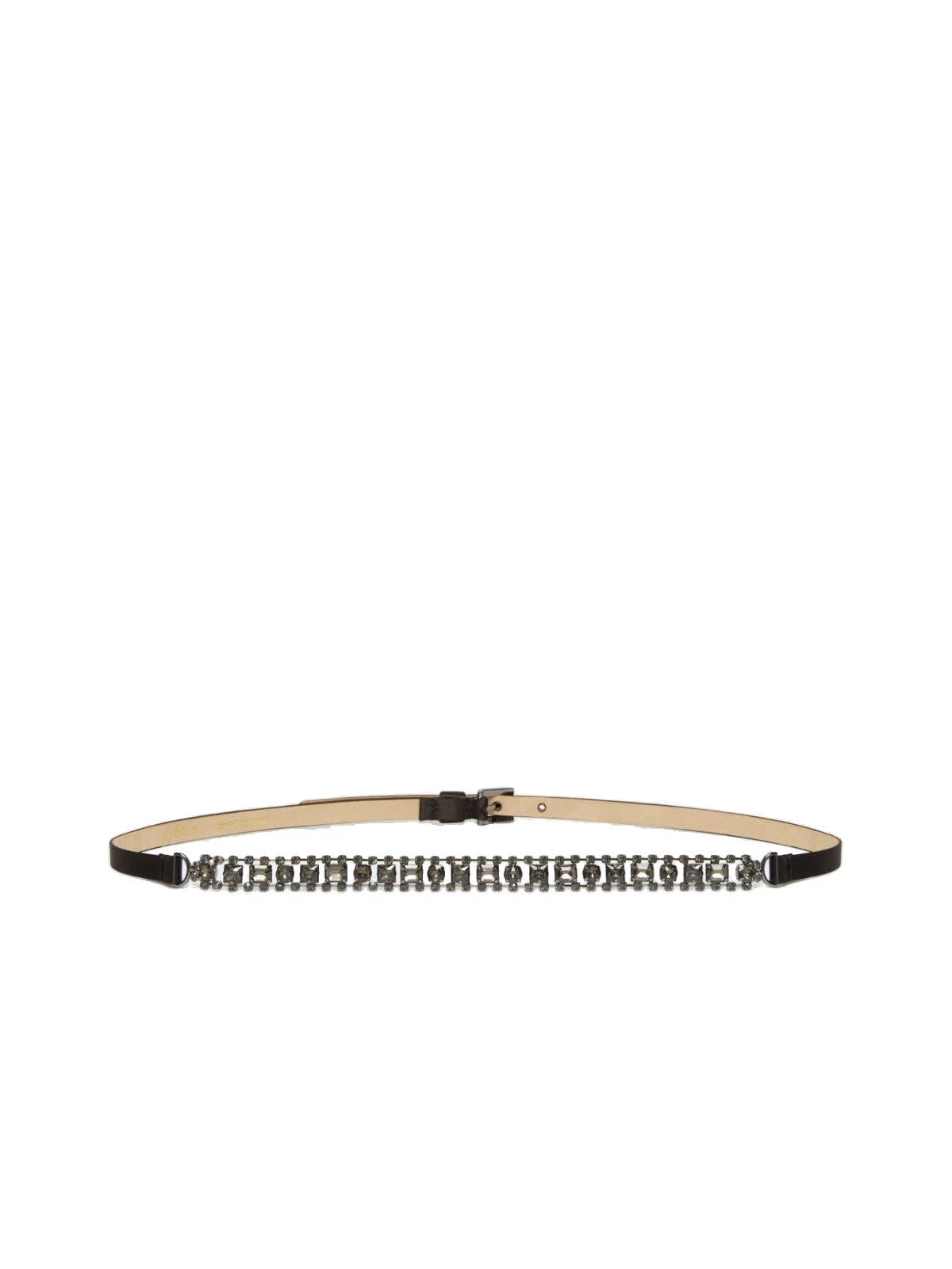 Max Mara Gioras Bejewelled Satin Belt in Black Max Mara Gioras Bejewelled Satin Belt in Black | Belts | Luxury Shoes