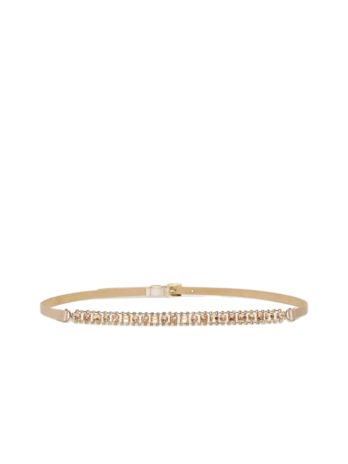 Max Mara Gioras Bejewelled Satin Belt in Powder Pink Max Mara Gioras Bejewelled Satin Belt in Powder Pink | Women | Luxury Shoes