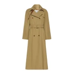 Max Mara Giusto Wool-Blend Gabardine Trench Coat in Khaki | Women | Luxury Shoes 