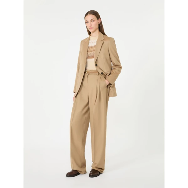 Max Mara Glassa Fair Isle Wool and Mohair Sweater in Ecru | Sweaters | Luxury Shoes 