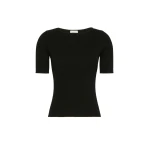 Max Mara Gola Slim Fit Viscose Jumper in Black | Sweaters | Luxury Shoes 
