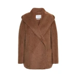 Max Mara Golf Short Camel and Mohair Coat in Light Brown | Wool Coat | Luxury Shoes 