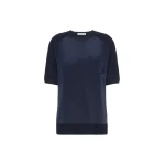 Max Mara Golfo Loose Cashmere and Silk Jumper in Ultramarine | Sweaters | Luxury Shoes 