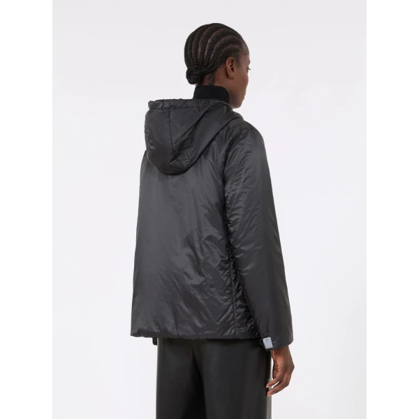 Max Mara Greenh Padded Water-Repellent Hooded Jacket in Black | Jackets | Luxury Shoes 