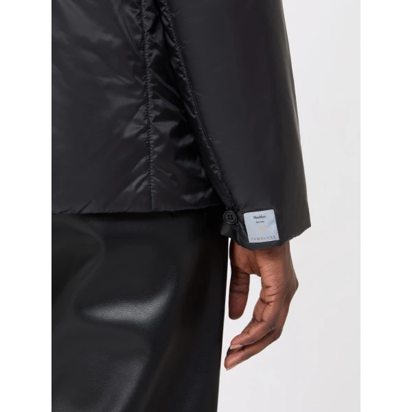 Max Mara Greenh Padded Water-Repellent Hooded Jacket in Black | Jackets | Luxury Shoes 