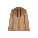 Max Mara Greenh Padded Water-Repellent Hooded Jacket in Caramel | Jackets | Luxury Shoes 