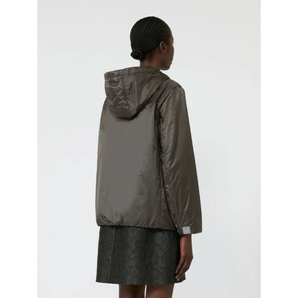 Max Mara Greenh Padded Water-Repellent Hooded Jacket in Khaki | Jackets | Luxury Shoes 