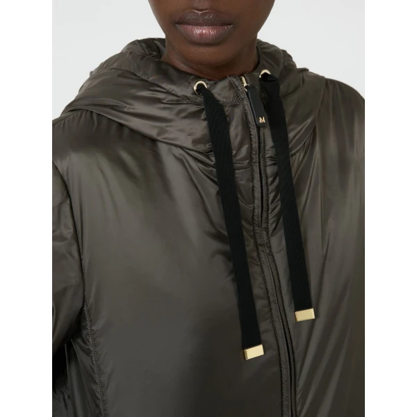 Max Mara Greenh Padded Water-Repellent Hooded Jacket in Khaki | Jackets | Luxury Shoes 