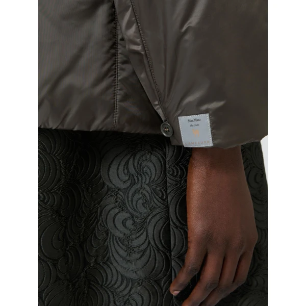 Max Mara Greenh Padded Water-Repellent Hooded Jacket in Khaki | Jackets | Luxury Shoes 