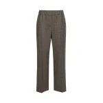 Max Mara Hateley Stretch Wool Flannel Trousers in Marron Glace | Tailored pants | Luxury Shoes 