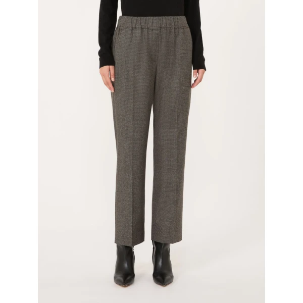 Max Mara Hateley Stretch Wool Flannel Trousers in Marron Glace | Tailored pants | Luxury Shoes 