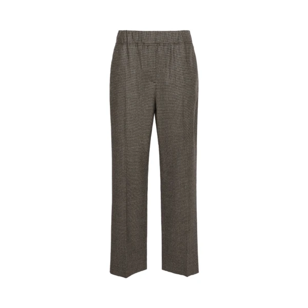 Max Mara Hateley Stretch Wool Flannel Trousers in Marron Glace | Tailored pants | Luxury Shoes 