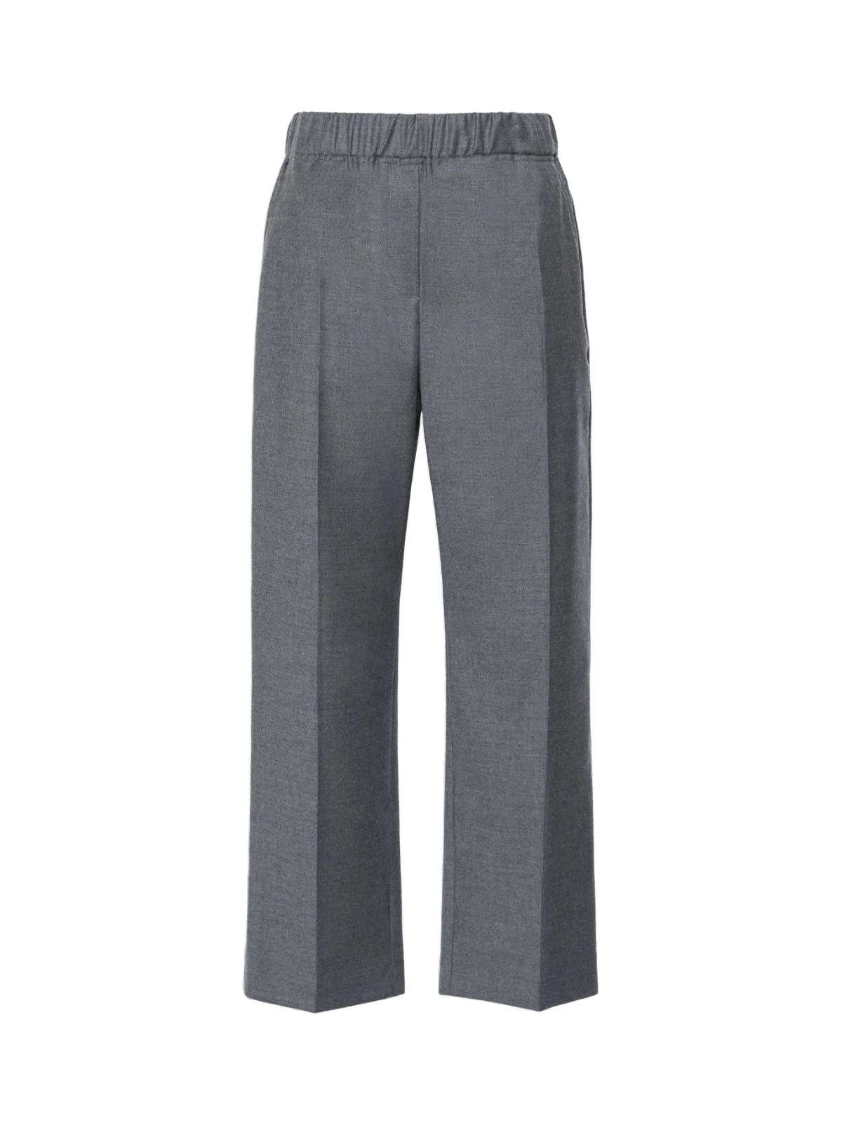 Max Mara Hateley Stretch Wool Flannel Trousers in Medium Grey Max Mara Hateley Stretch Wool Flannel Trousers in Medium Grey | Tailored pants | Luxury Shoes