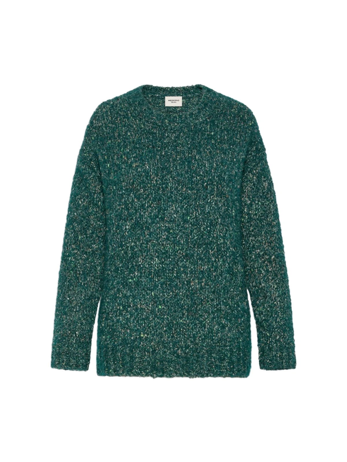 Max Mara Hobby Alpaca, Cotton and Wool Jumper in Dark Green Max Mara Hobby Alpaca, Cotton and Wool Jumper in Dark Green | Sweaters | Luxury Shoes