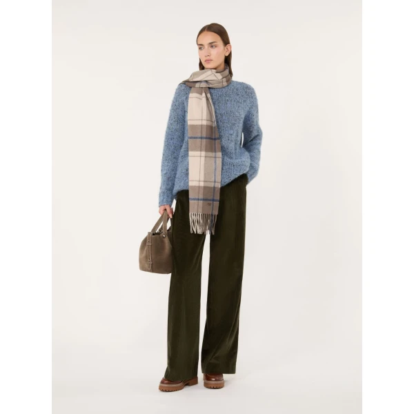 Max Mara Hobby Alpaca, Cotton and Wool Jumper in Light Blue | Sweaters | Luxury Shoes 