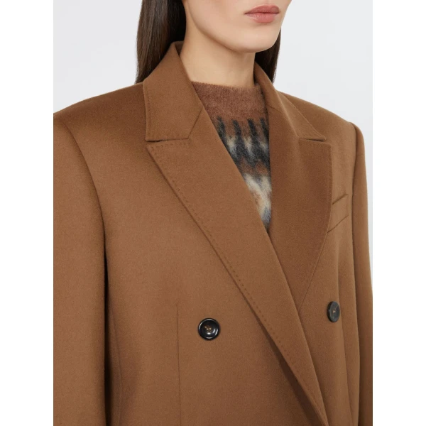 Max Mara Hobby Wool Broadcloth Blazer in Tobacco | Blazers | Luxury Shoes 