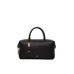 Max Mara Holdallm Medium Natural Leather Bowler Bag in Black | Totes & Top-Handle Bags | Luxury Shoes 