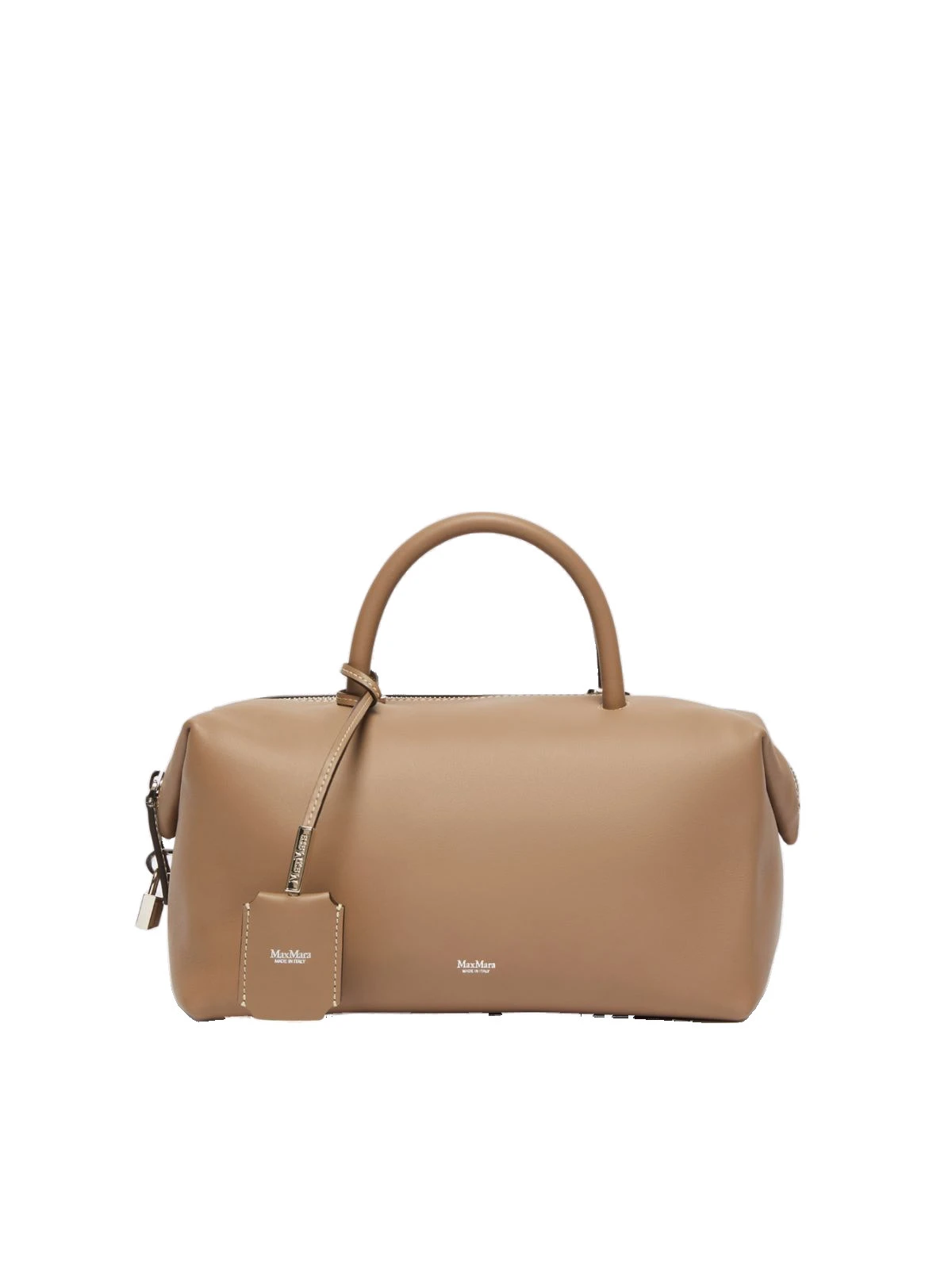 Max Mara Holdallm Medium Natural Leather Bowler Bag in Mud Max Mara Holdallm Medium Natural Leather Bowler Bag in Mud | Totes & Top-Handle Bags | Luxury Shoes