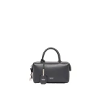 Max Mara Holdalls Small Natural Leather Bowler Bag in Medium Grey | Totes & Top-Handle Bags | Luxury Shoes 