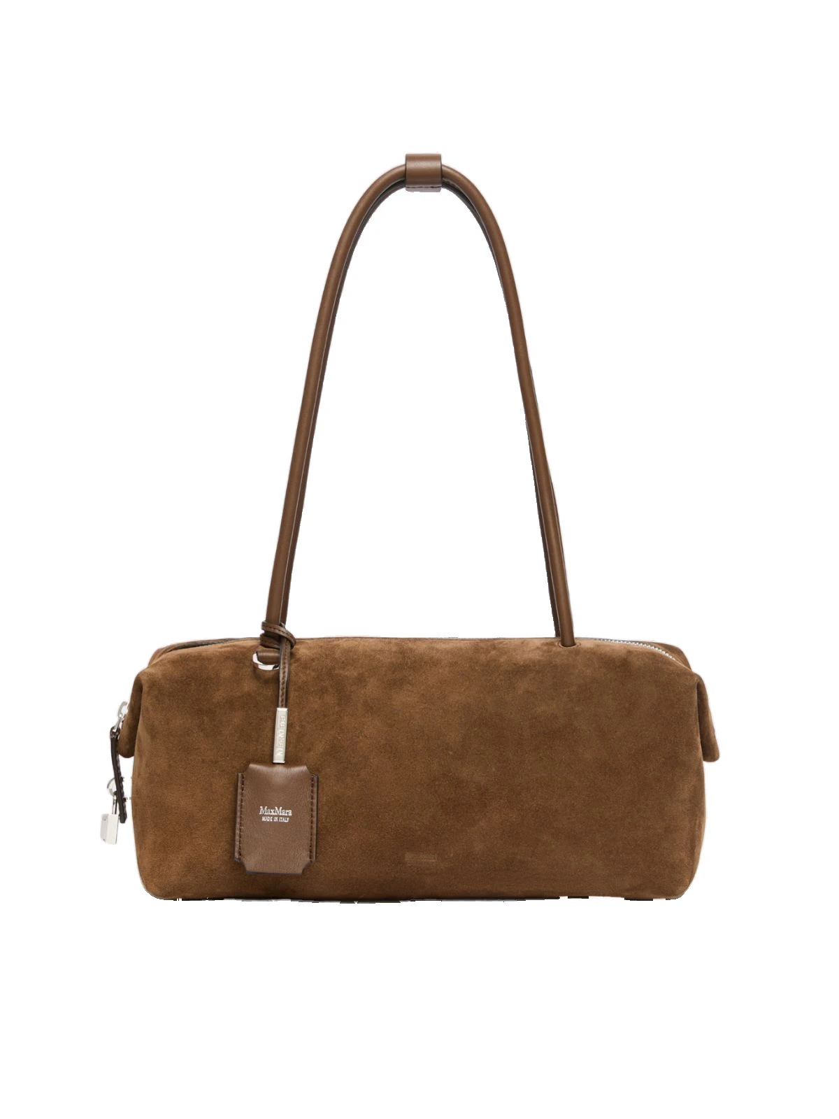 Max Mara Horizontal Split Leather Boston Bag in Cocoa Max Mara Horizontal Split Leather Boston Bag in Cocoa | Totes & Top-Handle Bags | Luxury Shoes