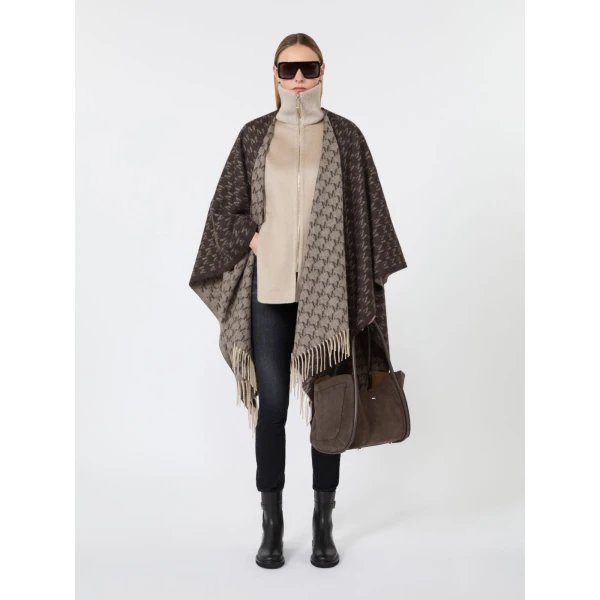 Max Mara Horizontal Suede Marine Bag in Dark Grey | Totes & Top-Handle Bags | Luxury Shoes 
