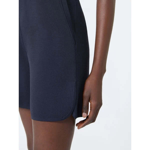 Max Mara Idoneo Crepe Yarn Shorts in Ultramarine | Shorts | Luxury Shoes 