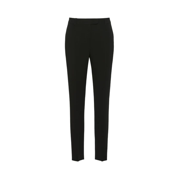 Jerta Straight Cady Trousers in Black