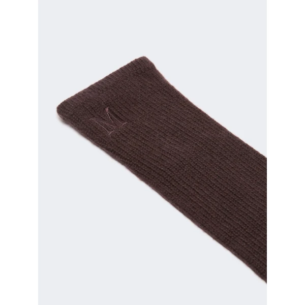 Max Mara Jock Long Cashmere Gloves in Brown | Gloves | Luxury Shoes 