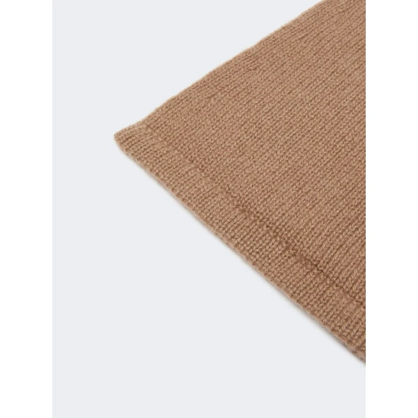 Max Mara Jock Long Cashmere Gloves in Hazelnut Brown | Gloves | Luxury Shoes 