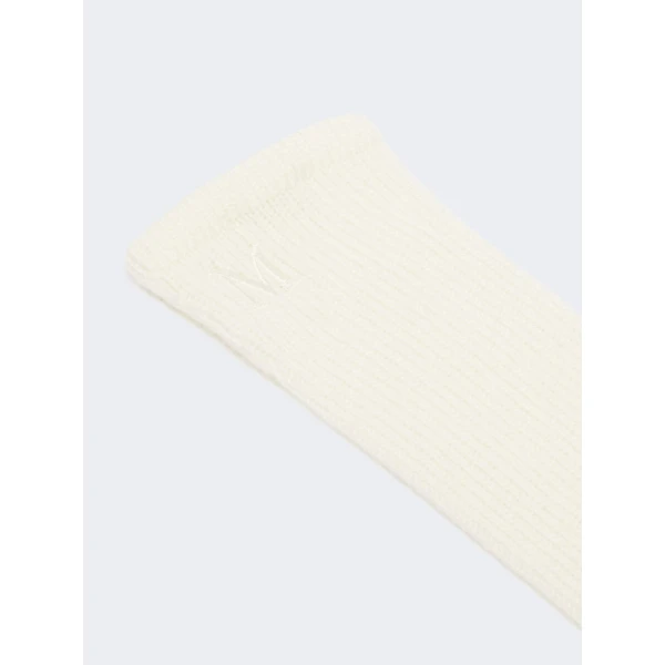 Max Mara Jock Long Cashmere Gloves in Ivory | Gloves | Luxury Shoes 