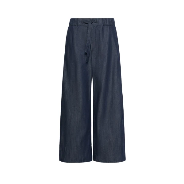 Max Mara Jour Denim Joggers in Midnight Blue | Denim | Luxury Shoes 