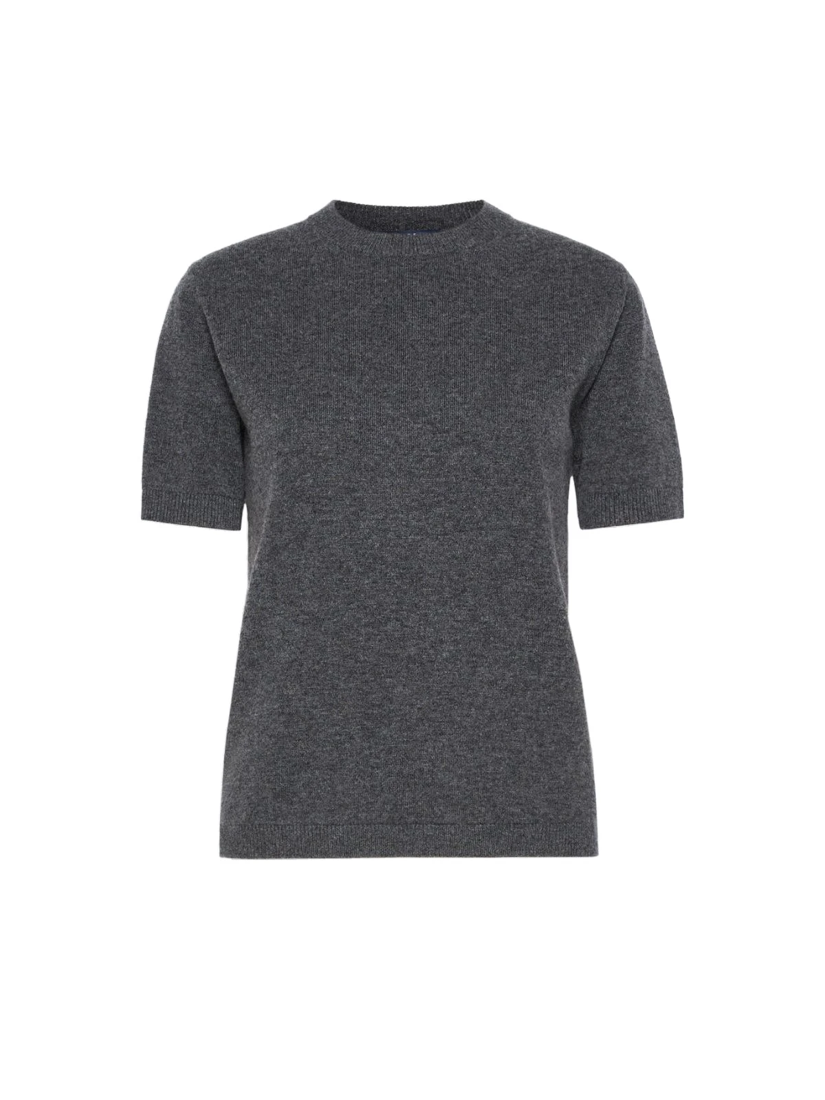 Max Mara Just Wool and Cashmere Short-Sleeve Sweater in Medium Grey Max Mara Just Wool and Cashmere Short-Sleeve Sweater in Medium Grey | Sweaters | Luxury Shoes