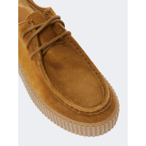 Max Mara Kapok Low Suede Ankle Boots in Tobacco | Boots | Luxury Shoes 