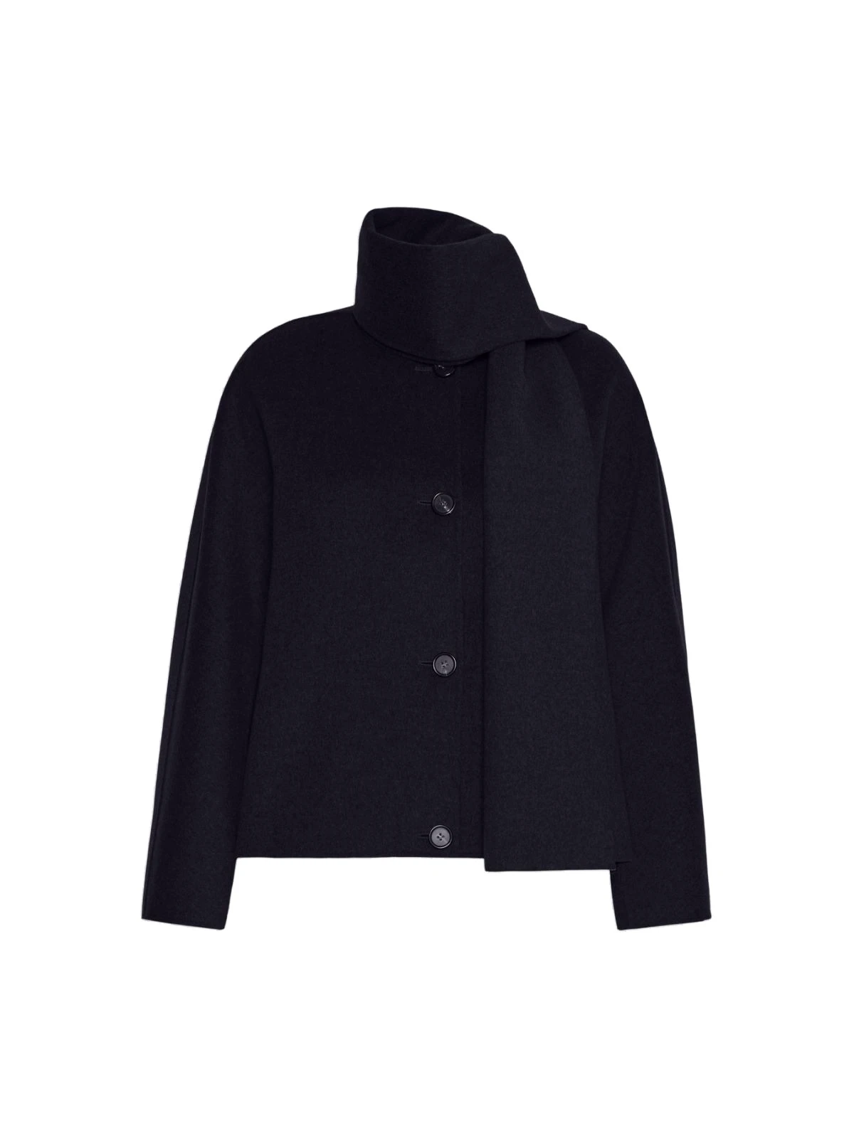 Max Mara Kate Cropped Wool Broadcloth Jacket in Black Max Mara Kate Cropped Wool Broadcloth Jacket in Black | Blazers | Luxury Shoes