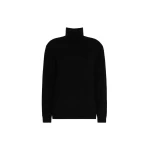 Max Mara Kiku Wool and Silk Turtleneck in Black | Turtlenecks | Luxury Shoes 