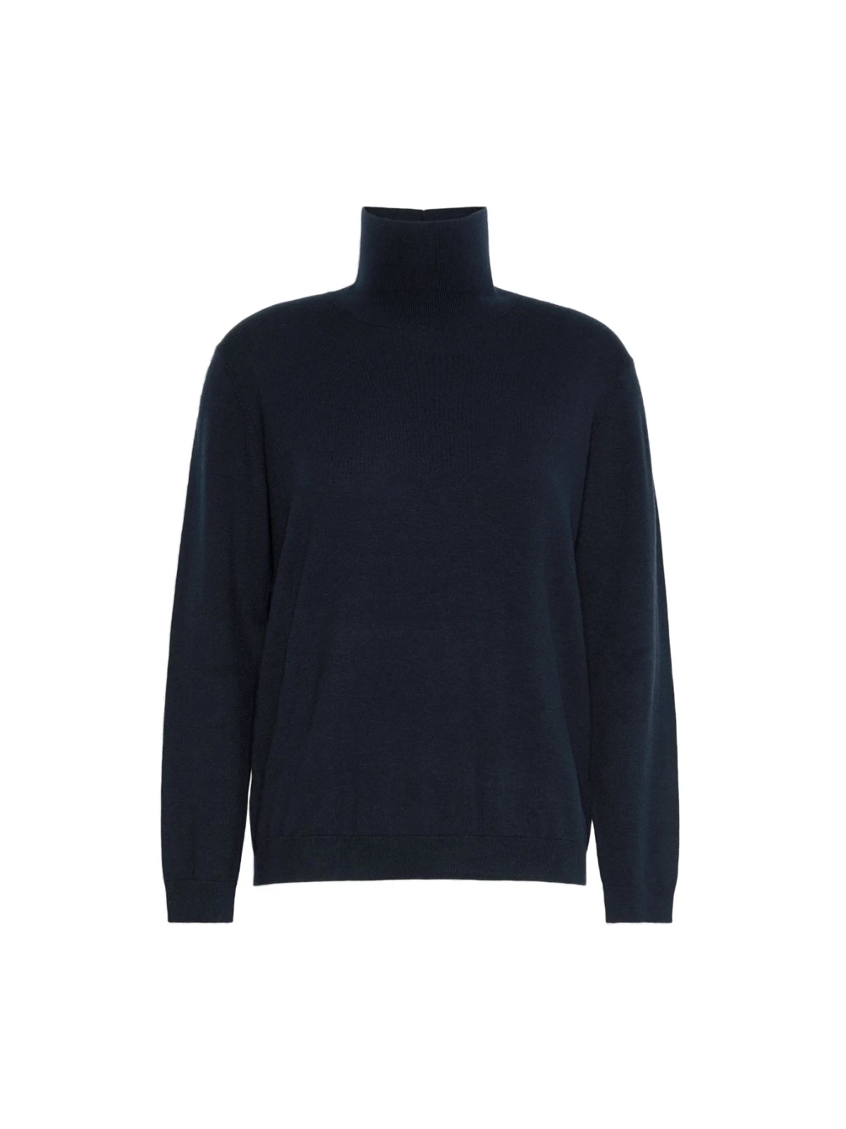 Max Mara Kiku Wool and Silk Turtleneck in Navy Max Mara Kiku Wool and Silk Turtleneck in Navy | Turtlenecks | Luxury Shoes