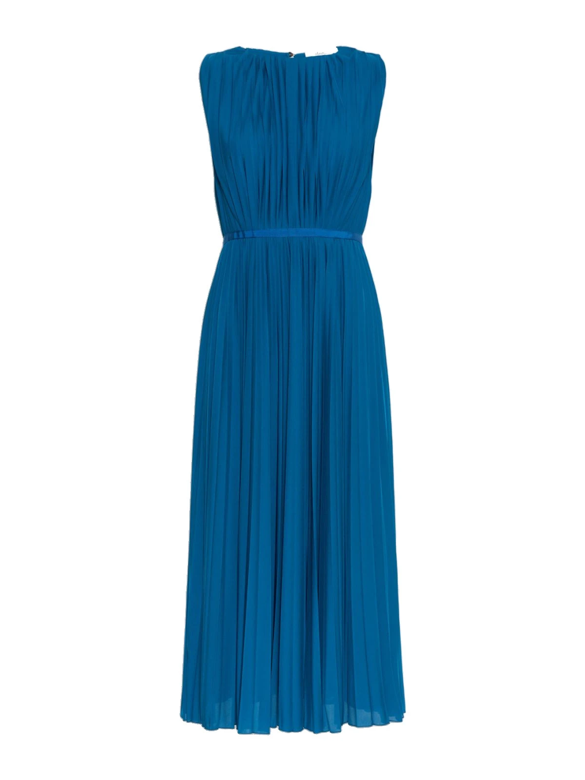 Max Mara Laghi Pleated Jersey Dress in Navy Max Mara Laghi Pleated Jersey Dress in Navy | Midi Dresses | Luxury Shoes