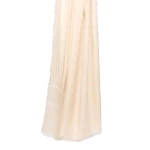 Max Mara Lama Houndstooth Jacquard Shawl in Beige | Scarves | Luxury Shoes 