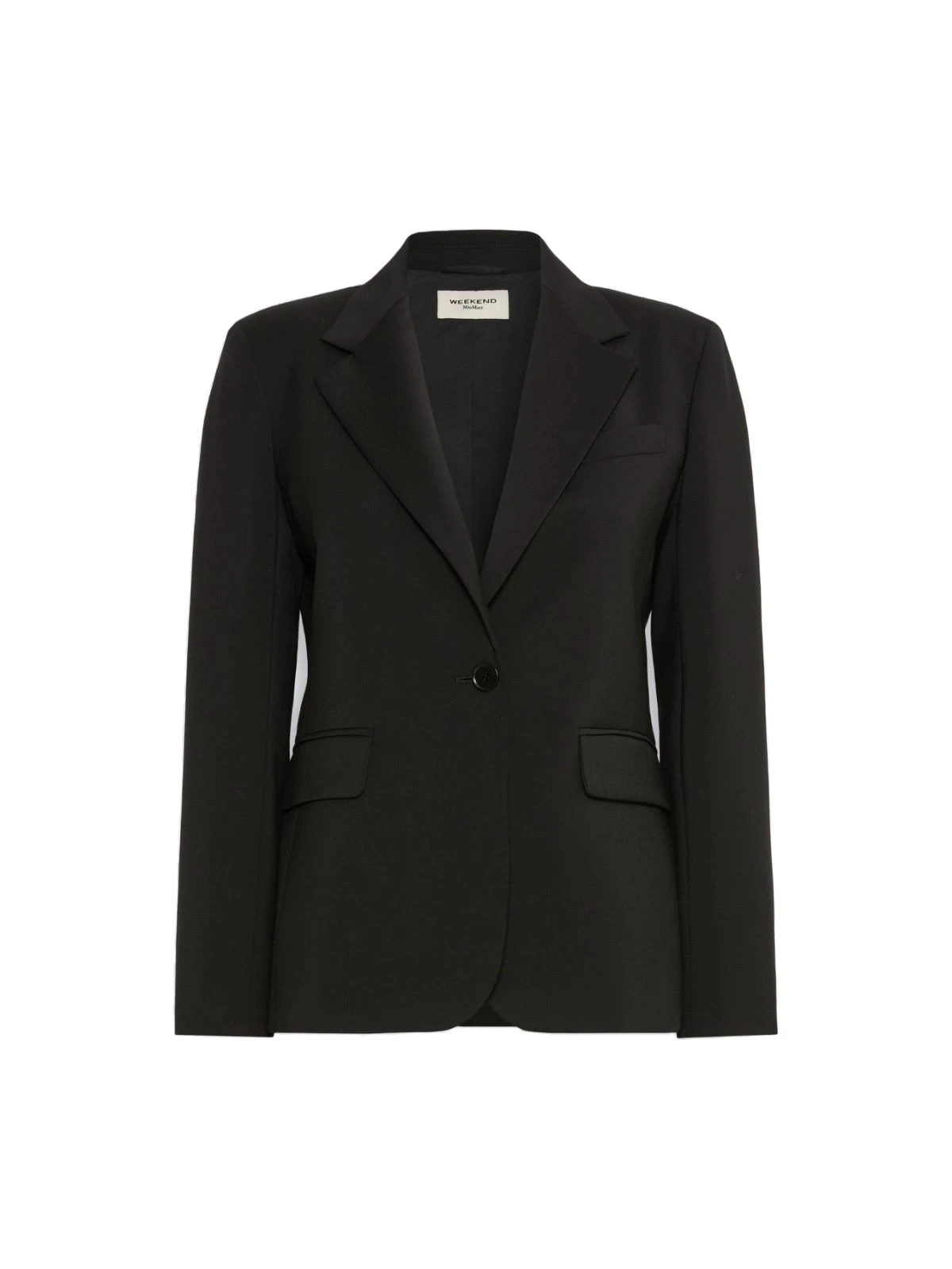 Max Mara Lamine Single-Breasted Stretch Wool Blazer in Black Max Mara Lamine Single-Breasted Stretch Wool Blazer in Black | Blazers | Luxury Shoes