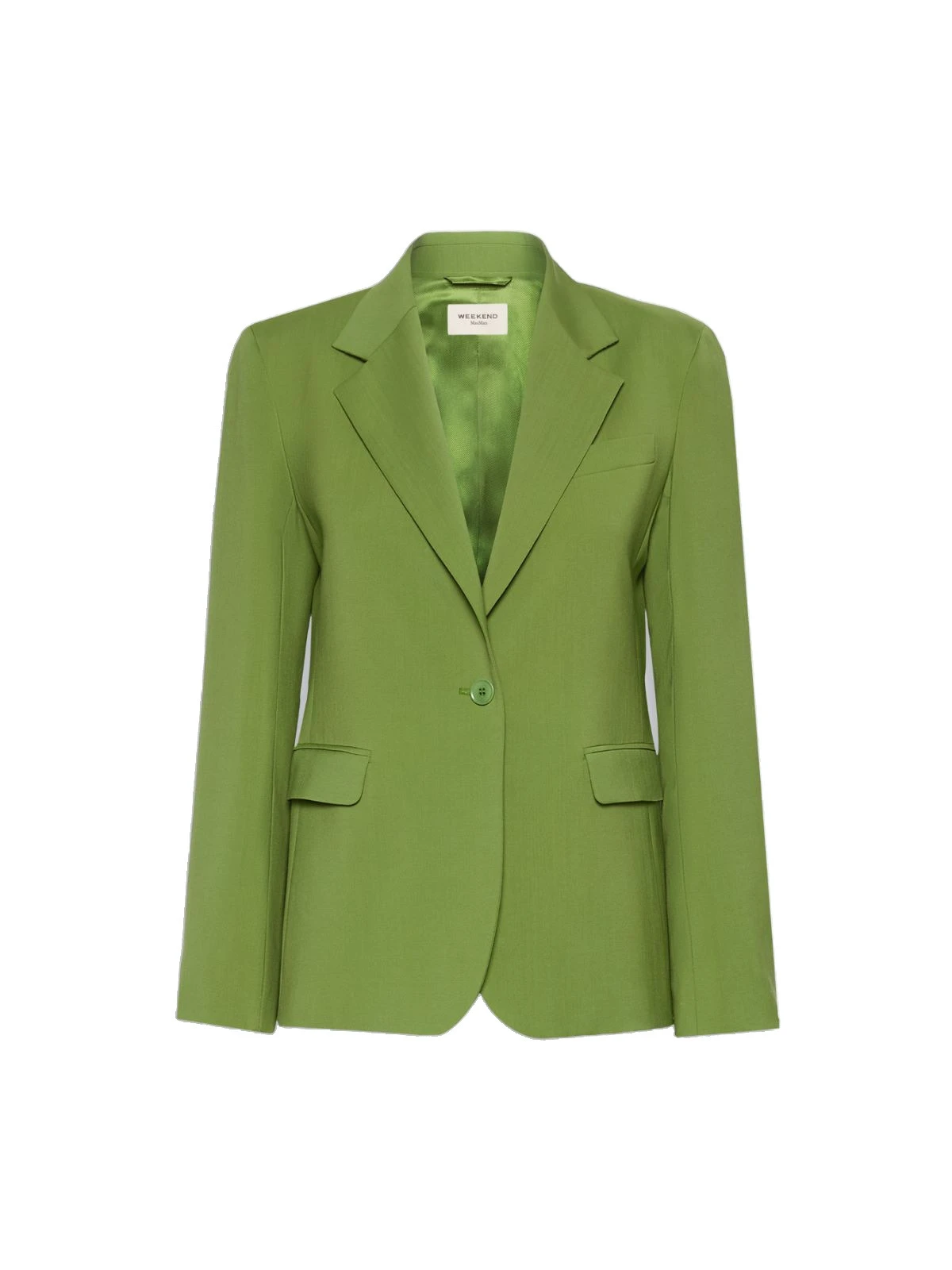 Max Mara Lamine Single-Breasted Stretch Wool Blazer in Green Max Mara Lamine Single-Breasted Stretch Wool Blazer in Green | Blazers | Luxury Shoes