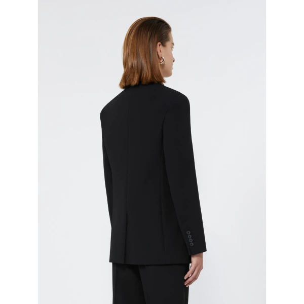 Max Mara Lampada Wool Cady Blazer in Black | Blazers | Luxury Shoes 